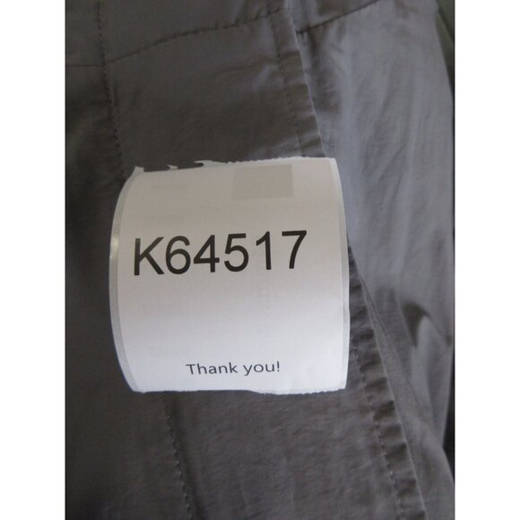 Eileen Fisher Jacket Small Petites Rain Coat Hoodie Organic Cotton - Picture 12 of 12